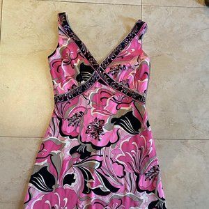 Elie Tahari 70's Pucci Print Dress XS